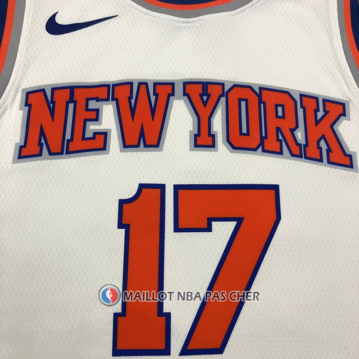 Maillot New York Knicks Jeremy Lin NO 17 Association Blanc